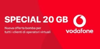 Passa a Vodafone: nuova Special 20 e 30 GB in offerta a partire da 7 euro al mese